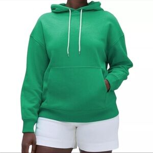 Everlane The Track Organic Cotton Popover Mint Green‎ Hoodie Sweatshirt Small